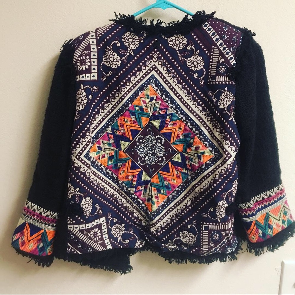 Colorful billabong jacket